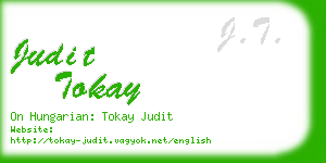 judit tokay business card